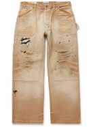 Gallery Dept. - Branko Carpenter Straight-Leg Distressed Jeans - Neutrals