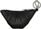 LEMAIRE Black Mini Croissant Keychain
