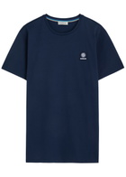 Sandbanks Logo Cotton T-shirt Navy