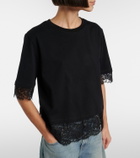 McQueen Cotton lace T-shirt