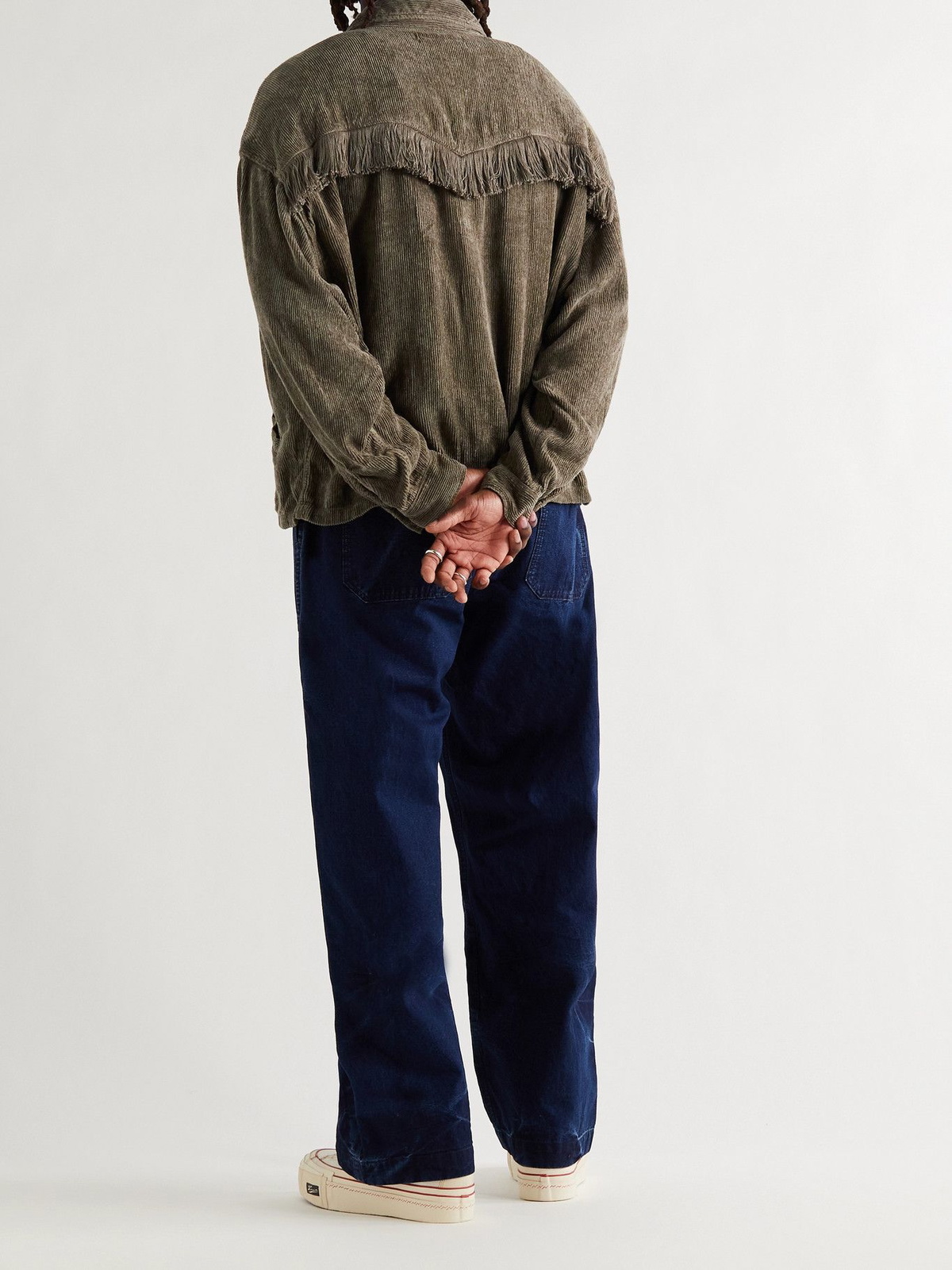 REMI RELIEF Corduroy Blouson Jacket Green Remi Relief