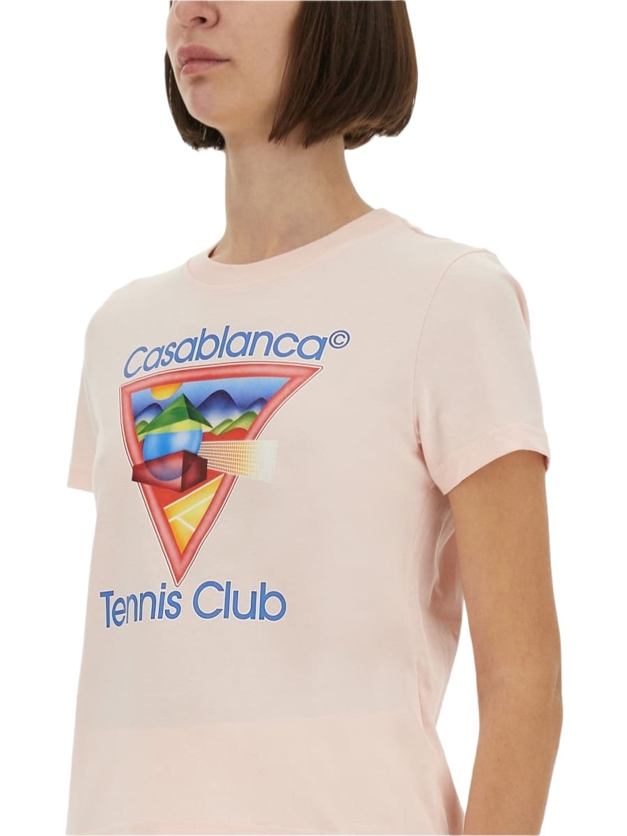 Casablanca Fitted T-shirt Casablanca