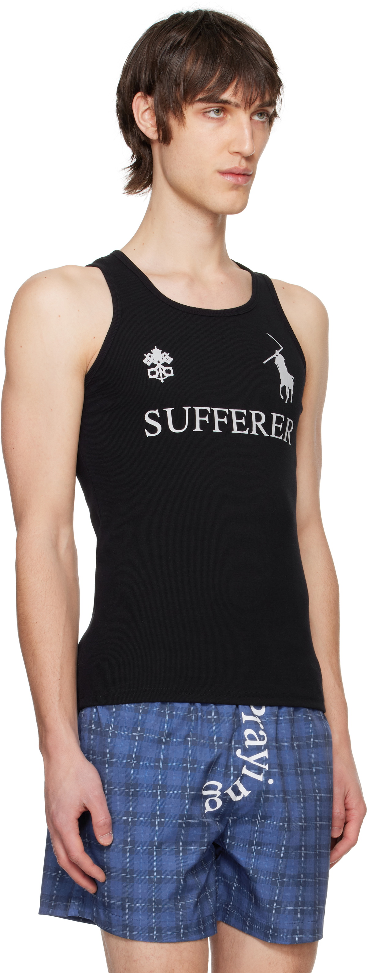 タンクトップ　litmus praying Praying Black 'Sufferer' Tank Top Praying