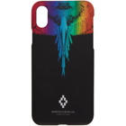 Marcelo Burlon County of Milan Black Rainbow Wing iPhone X Case