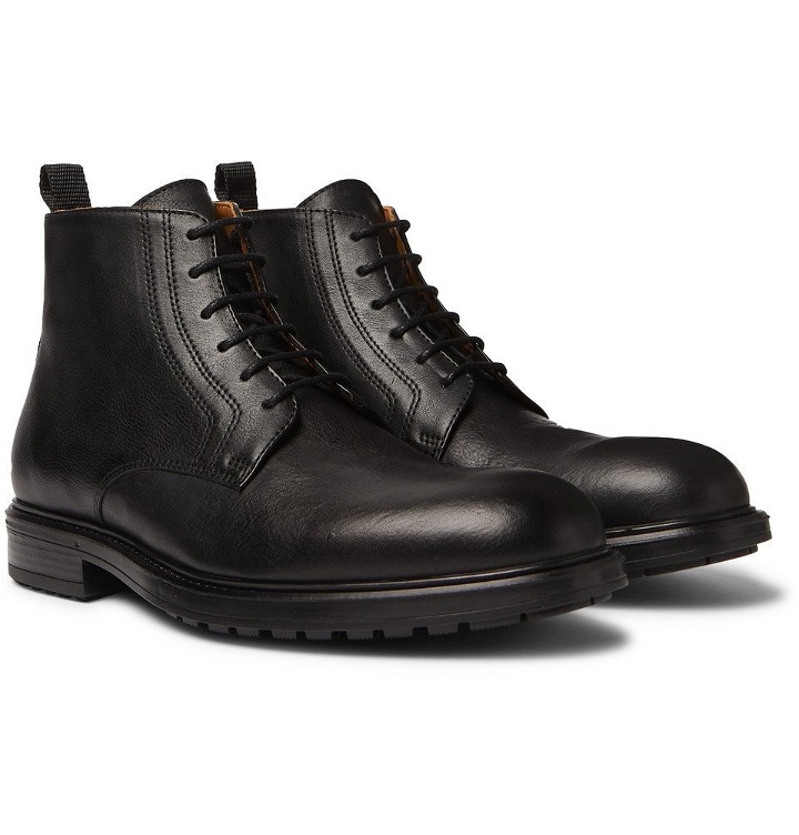 Photo: Officine Generale - Full-Grain Leather Boots - Black