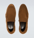 The Row Soft Two suede loafers