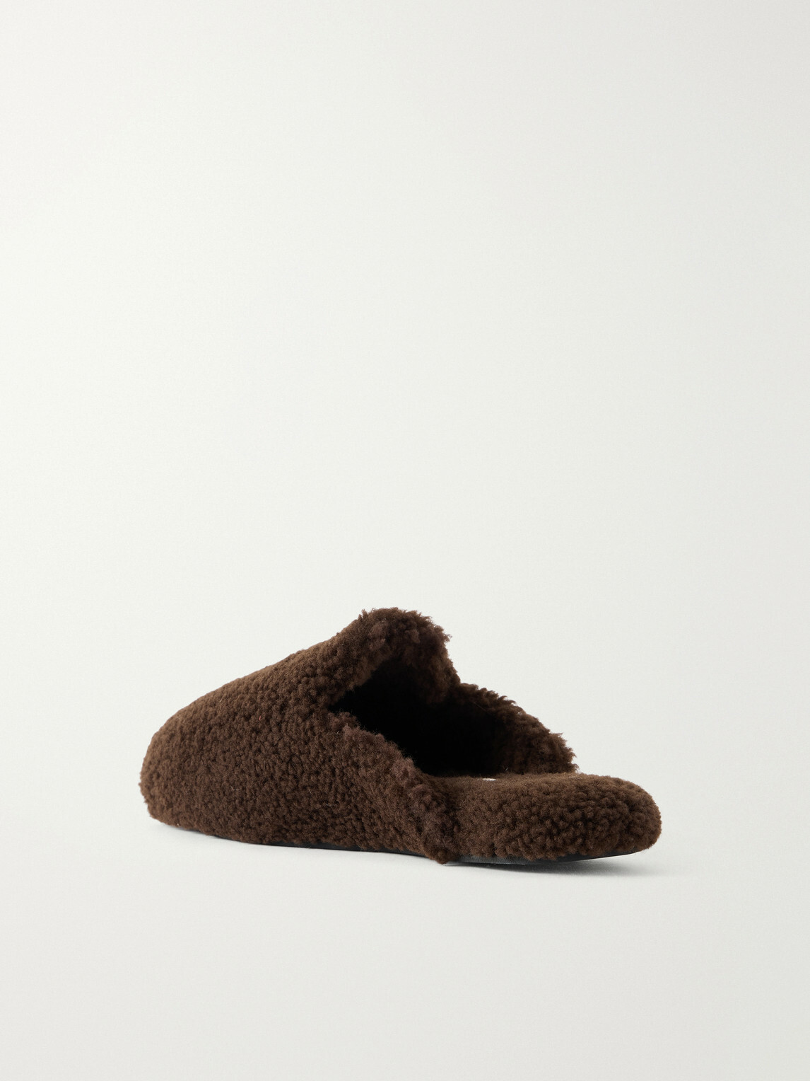 TEKLA - Shearling Slippers - Brown
