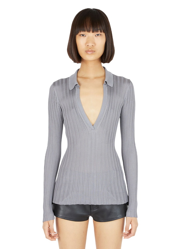 Photo: Durazzi Milano Silk Knit Polo Top