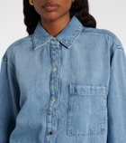 7 For All Mankind Ivy cotton and linen denim shirt