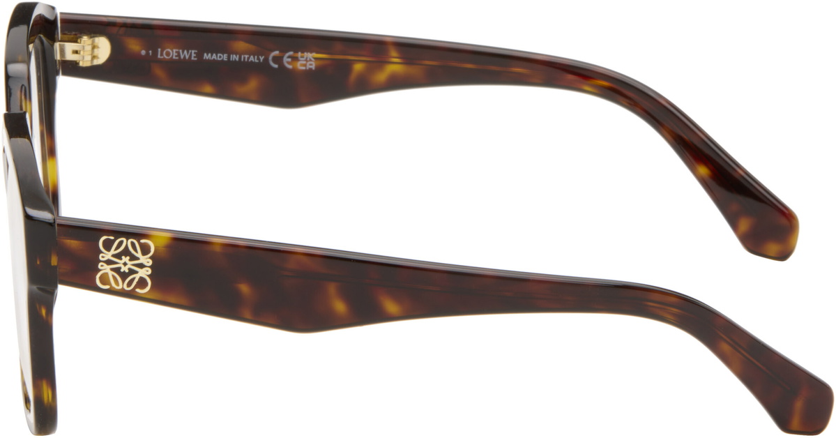 LOEWE Brown Anagram Glasses