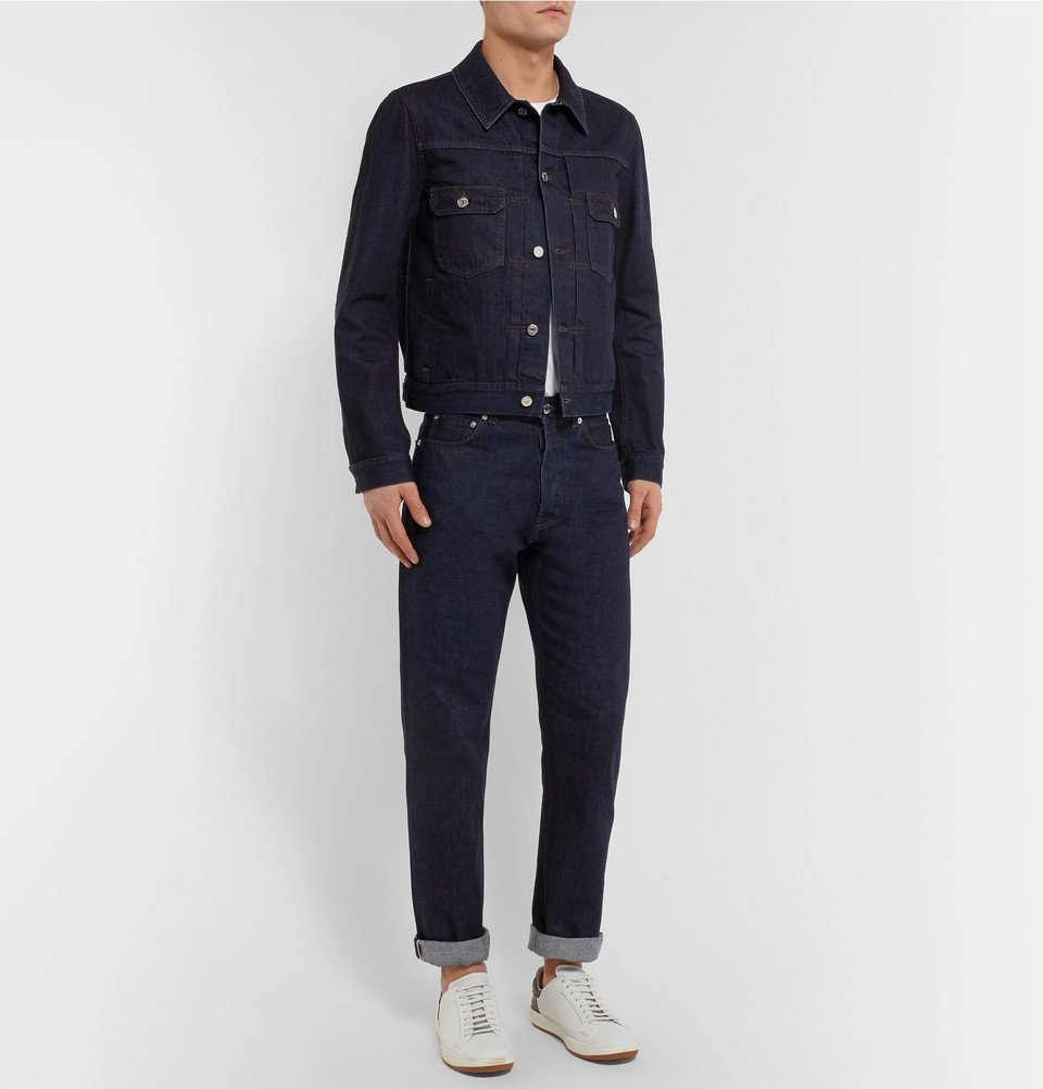 Berluti - Slim-Fit Selvedge Denim Jacket - Men - Indigo