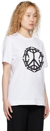 1017 ALYX 9SM White Peace Sign T-Shirt