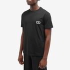 Valentino Men's V Logo T-Shirt in Black