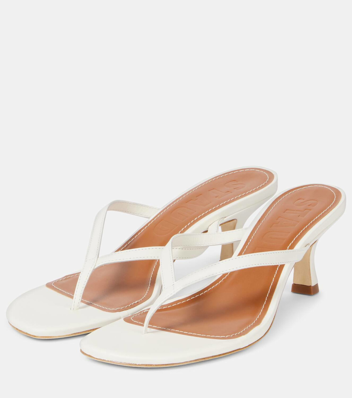 Staud Freja leather thong sandals