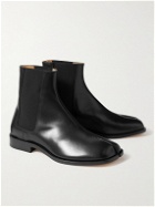 Maison Margiela - Tabi Leather Chelsea Boots - Black