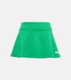 Reina Olga Serena waffle-knit cotton tennis skirt