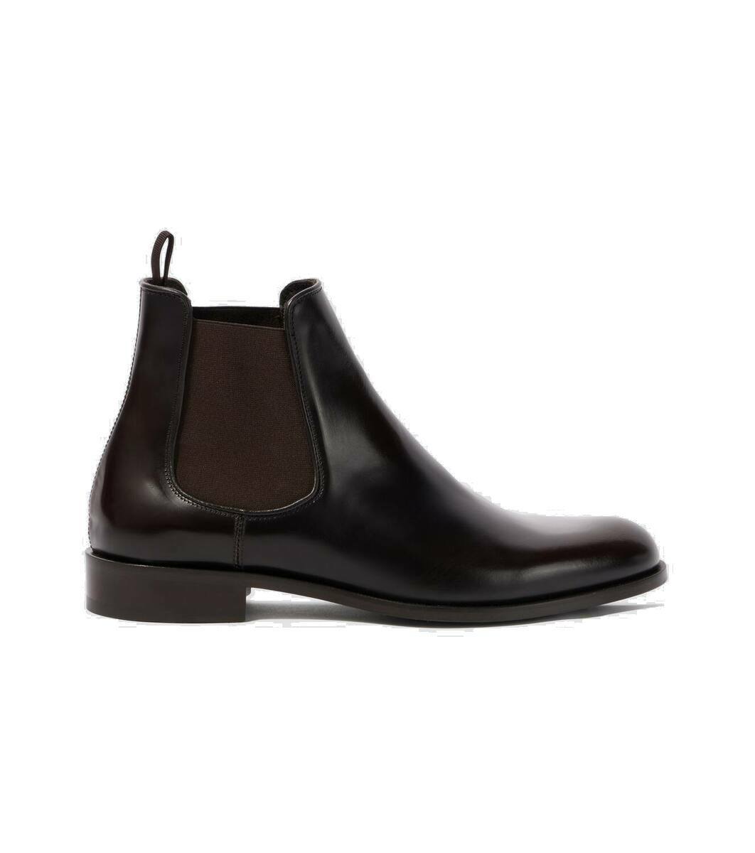 Giorgio Armani Leather Chelsea boots Giorgio Armani