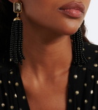 Jennifer Behr Ellison 18kt gold-plated drop earrings