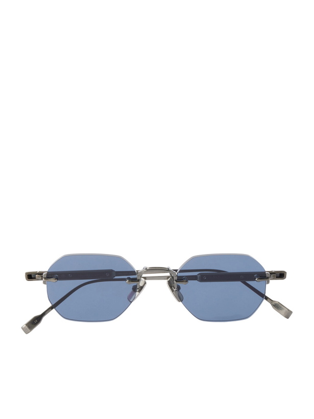 Photo: Sato - Terebellum II Titanium Round-Frame Sunglasses
