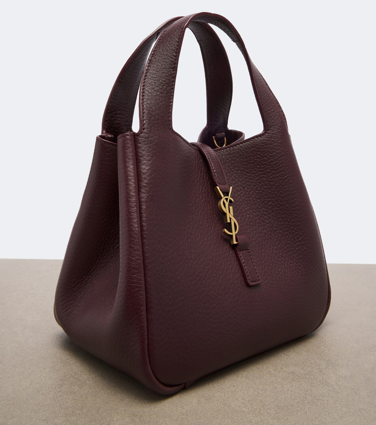 Saint Laurent Le 5 à 7 Bea Baby leather top-handle bag