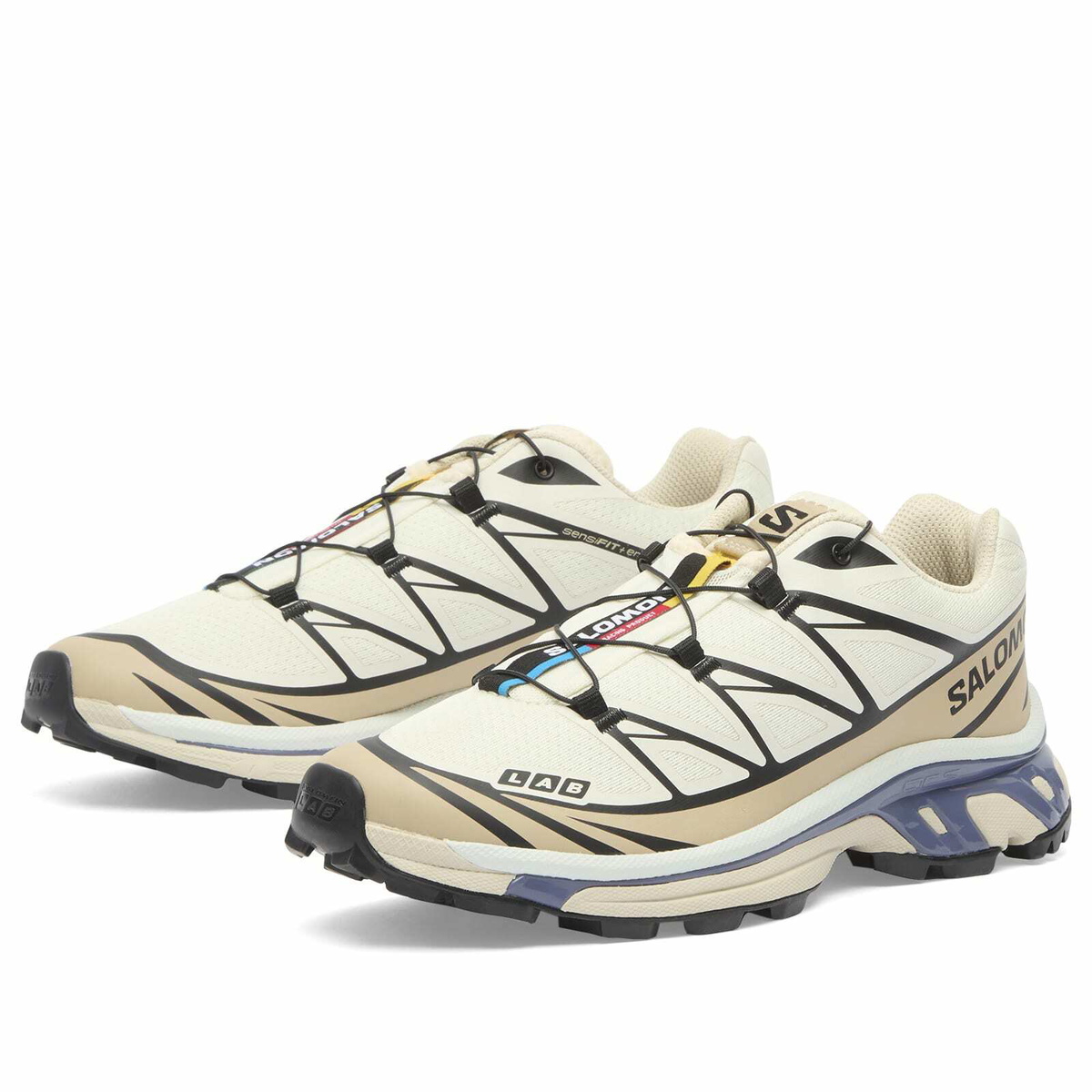 Salomon Women's XT-6 Sneaker in Vanilla Ice/Oxford Tan/Heron