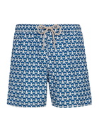MC2 Saint Barth Man Lightweight Fabric Swim-shorts Lighting Micro Fantasy With Crab Print