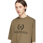 Balenciaga Tan BB T-Shirt