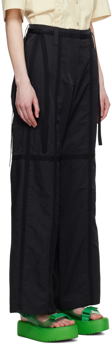 Kijun Black Taped Pants