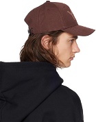 Y-3 Burgundy Embroidered Cap