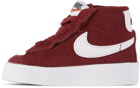 Nike Baby Burgundy Suede Blazer Mid '77 Sneakers