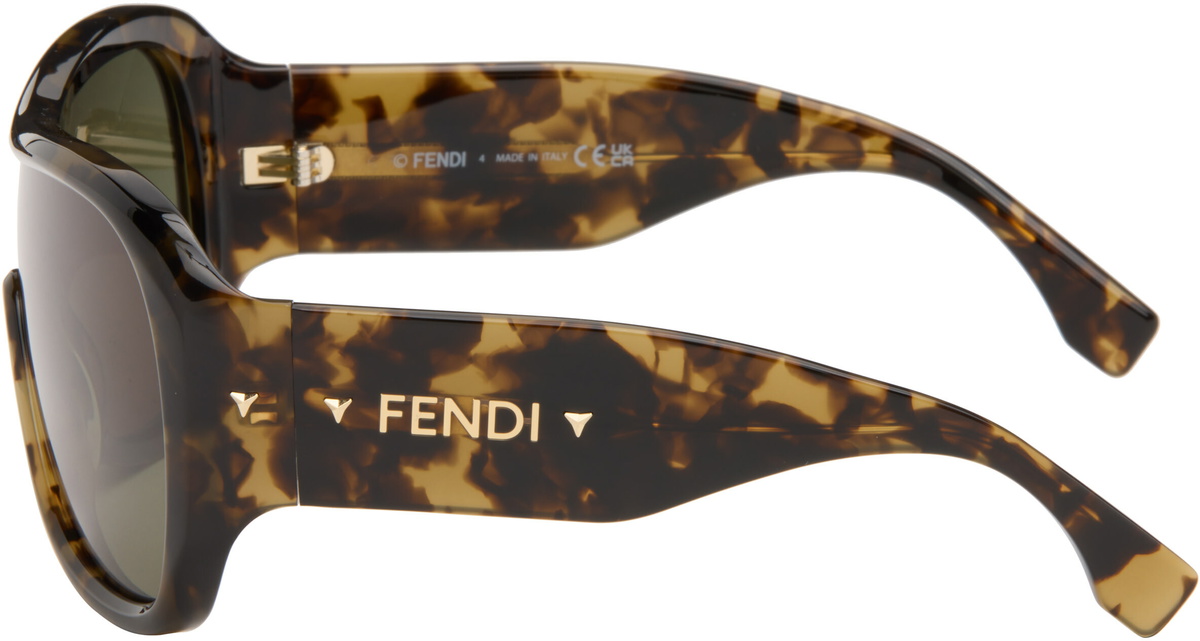 Fendi Tortoiseshell Screen Sunglasses