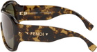 Fendi Tortoiseshell Screen Sunglasses