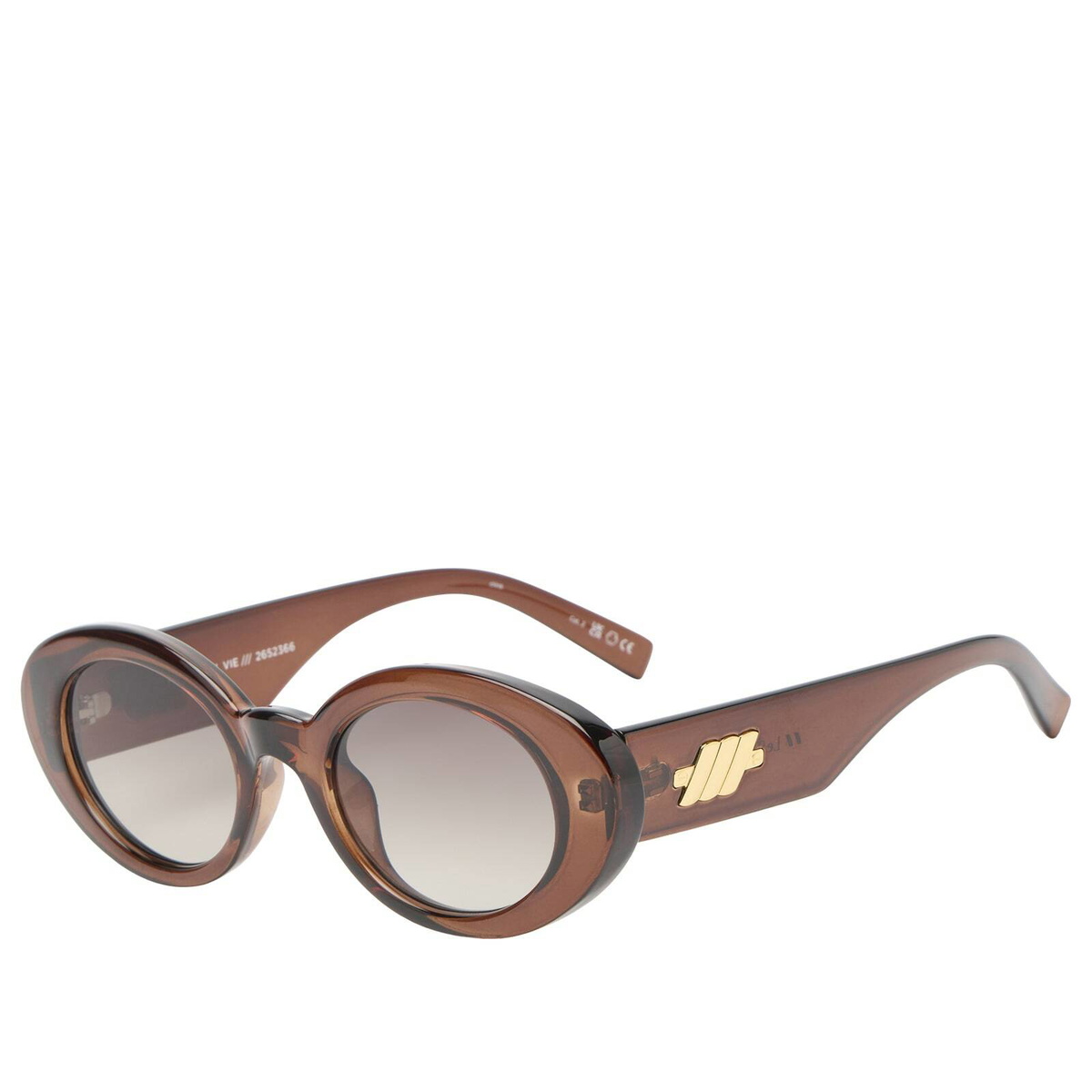 Le Specs Women's Nouveau Vie Sunglasses in Chocolate Brown 