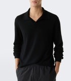 The Row Hilford cashmere polo sweater