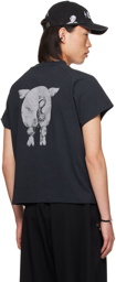 Enfants Riches Déprimés Black Junk Pig Assemblage T-Shirt