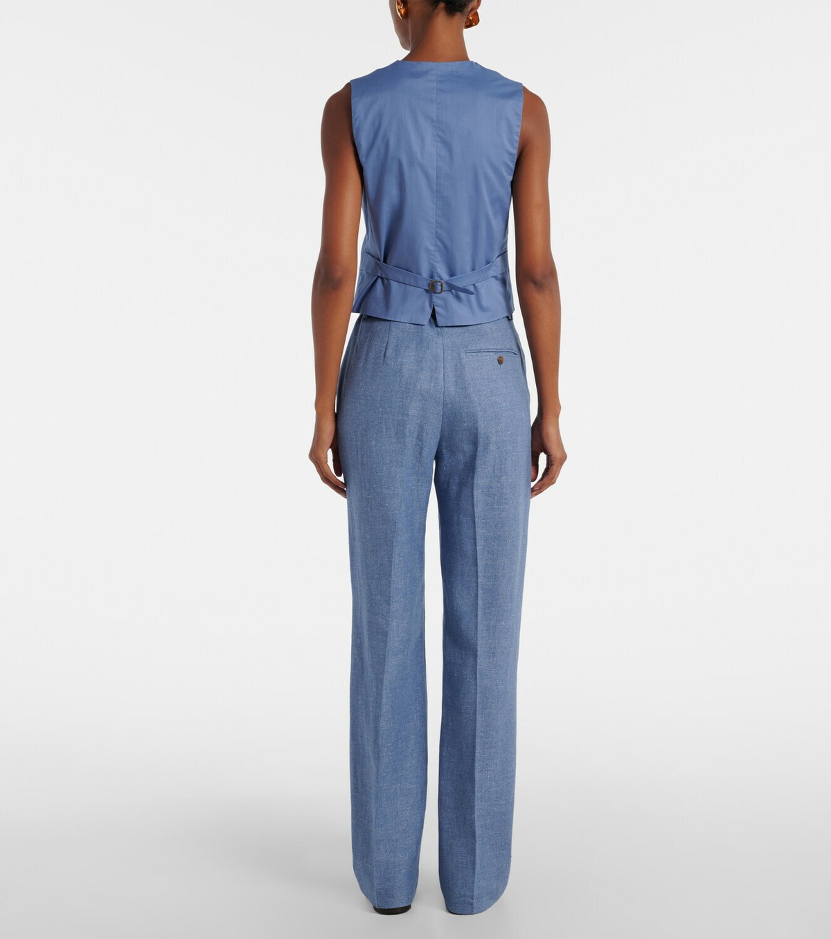 Polo Ralph Lauren Linen and cotton twill vest
