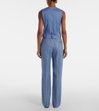 Polo Ralph Lauren Linen and cotton twill vest