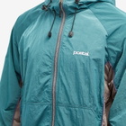 POSTAL Men's Nylon Metal Hooded Jacket in Green