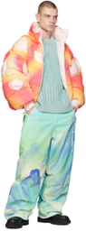 Chen Peng Green Ski Pants