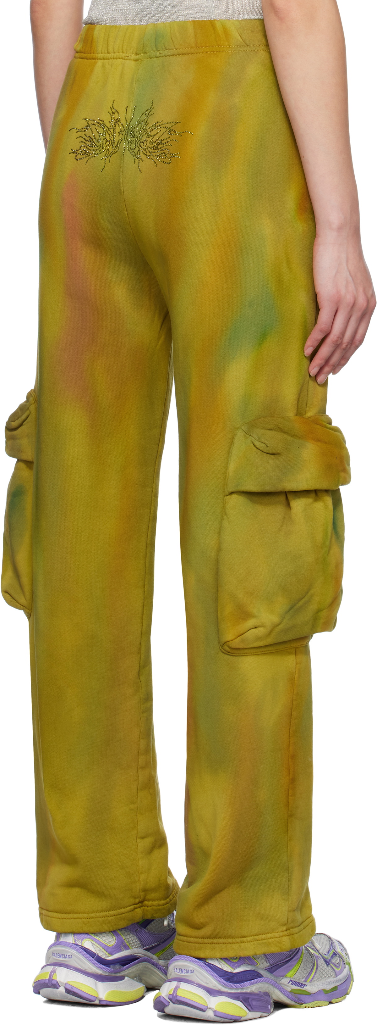 Collina Strada Khaki Straight-Leg Cargo Pants