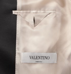 Valentino - Light-Pink Embroidered Satin-Trimmed Wool-Blend Tuxedo Jacket - Pink