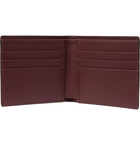 Smythson - Cross-Grain Leather Billfold Wallet - Blue