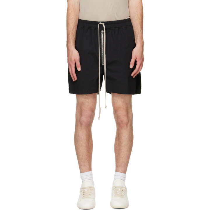 Photo: Rick Owens Black Tower Bela Boxer Shorts