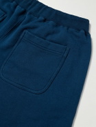 Beams Plus - Straight-Leg Cotton-Jersey Drawstring Shorts - Blue