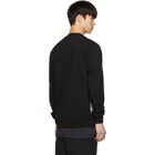 Rick Owens Drkshdw Black Patch Crewneck Sweatshirt