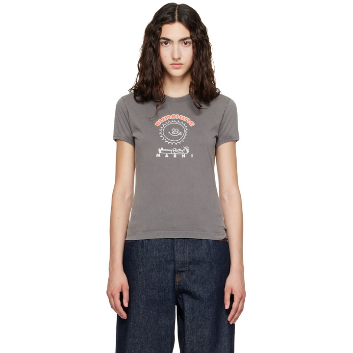 Photo: Marni Gray Cotton Sunshine Print T-shirt