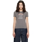 Marni Gray Cotton Sunshine Print T-shirt