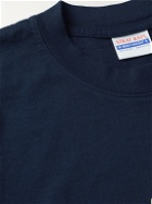 Stray Rats - Logo-Print Cotton-Jersey T-Shirt - Blue