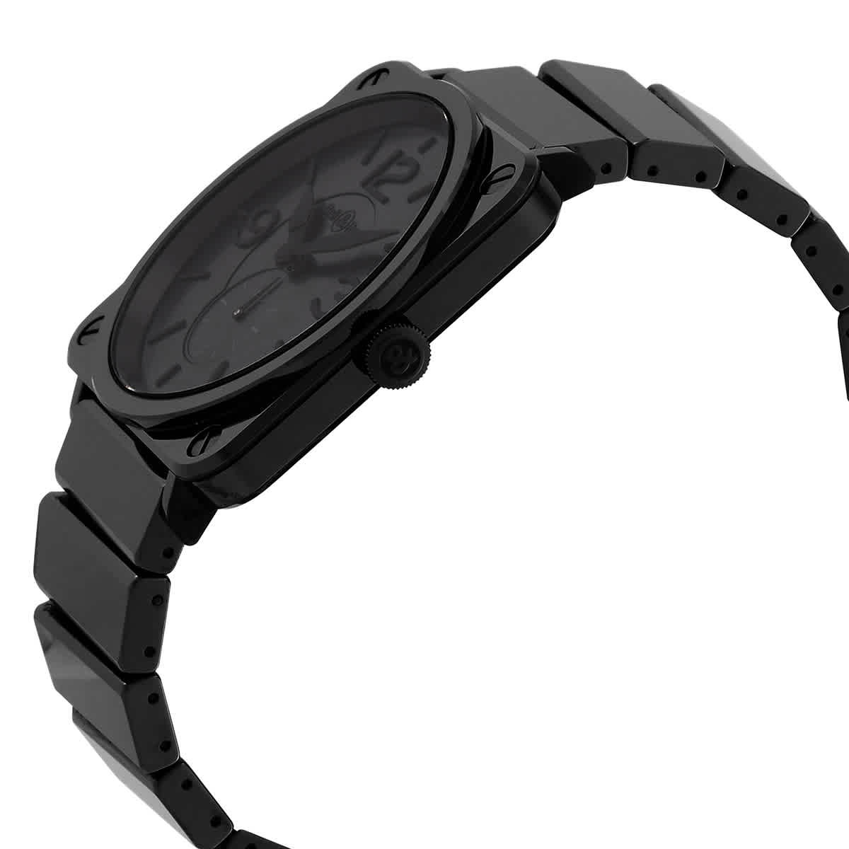 Bell and Ross Aviation Black Phantom Ceramic Unisex Watch BRS-BLK-CER-PHT