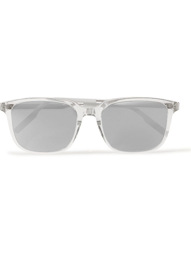 Photo: Dior Eyewear - DiorTag SU Square-Frame Acetate and Silver-Tone Mirrored Sunglasses